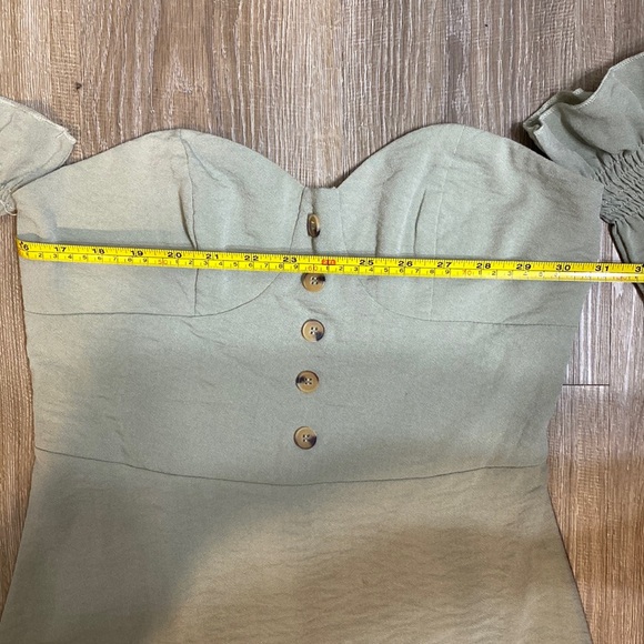 Nasty Gal Sage Midi Sweetheart Dress 👗 - Picture 7 of 9